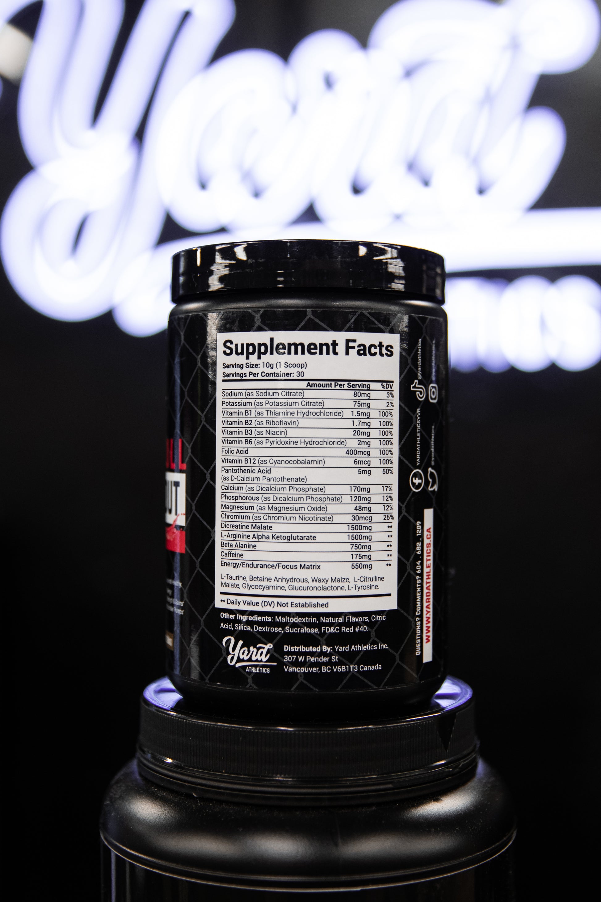 Yard Pre-Workout Fruit Punch