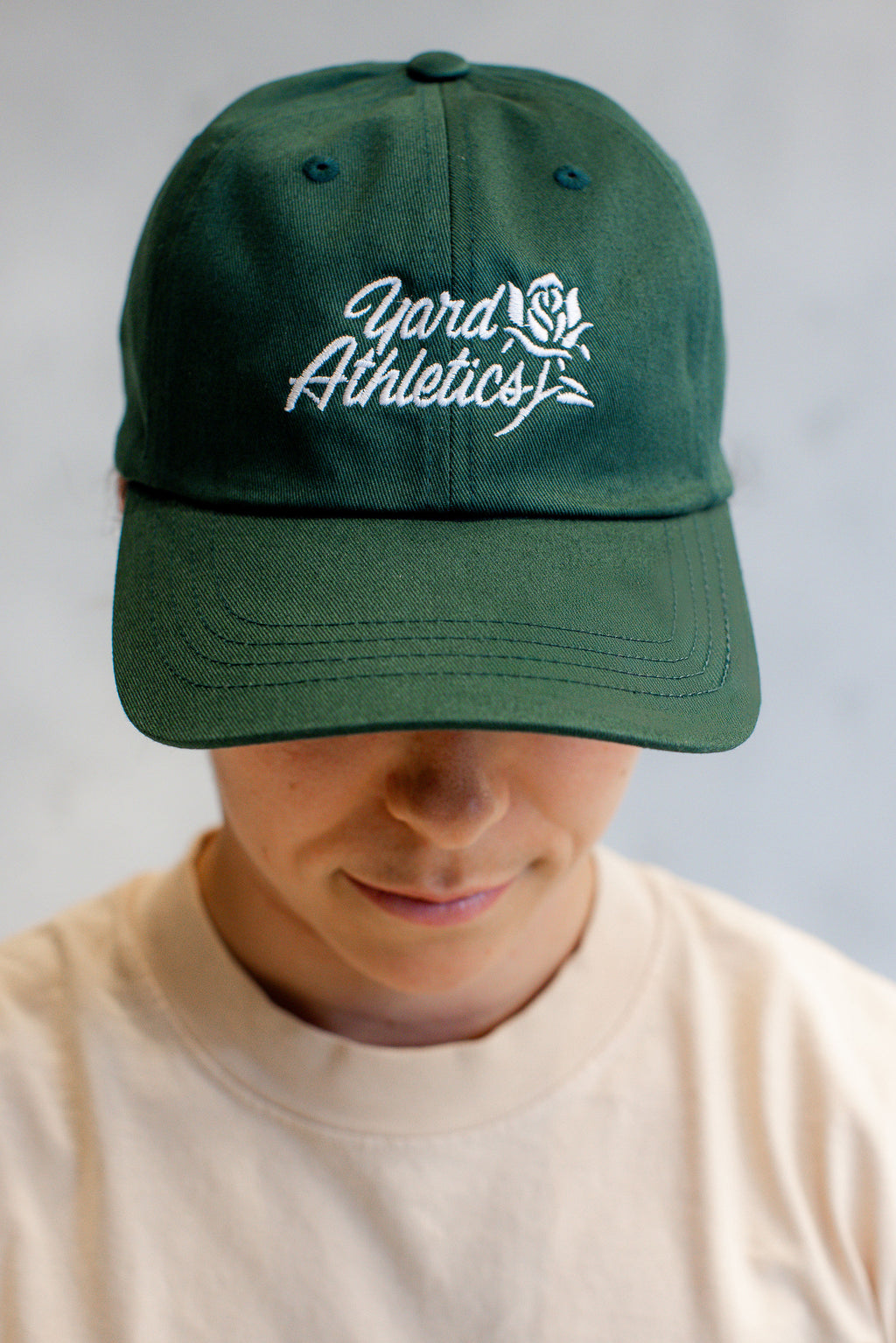 Green Rose Dad Cap
