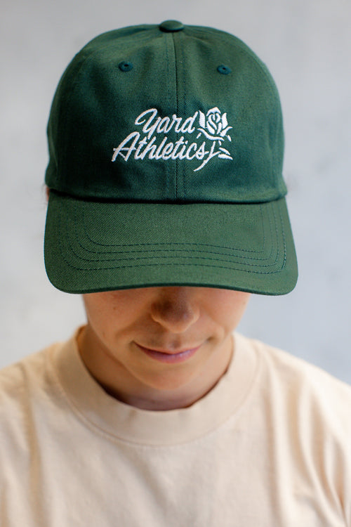 Green Rose Dad Cap