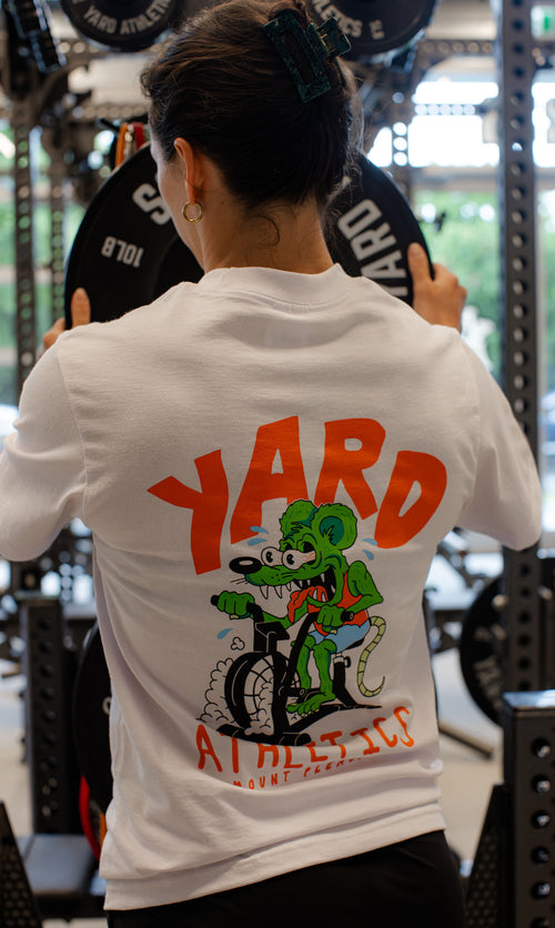 Mount Pleasant Gym Rat Tee – White