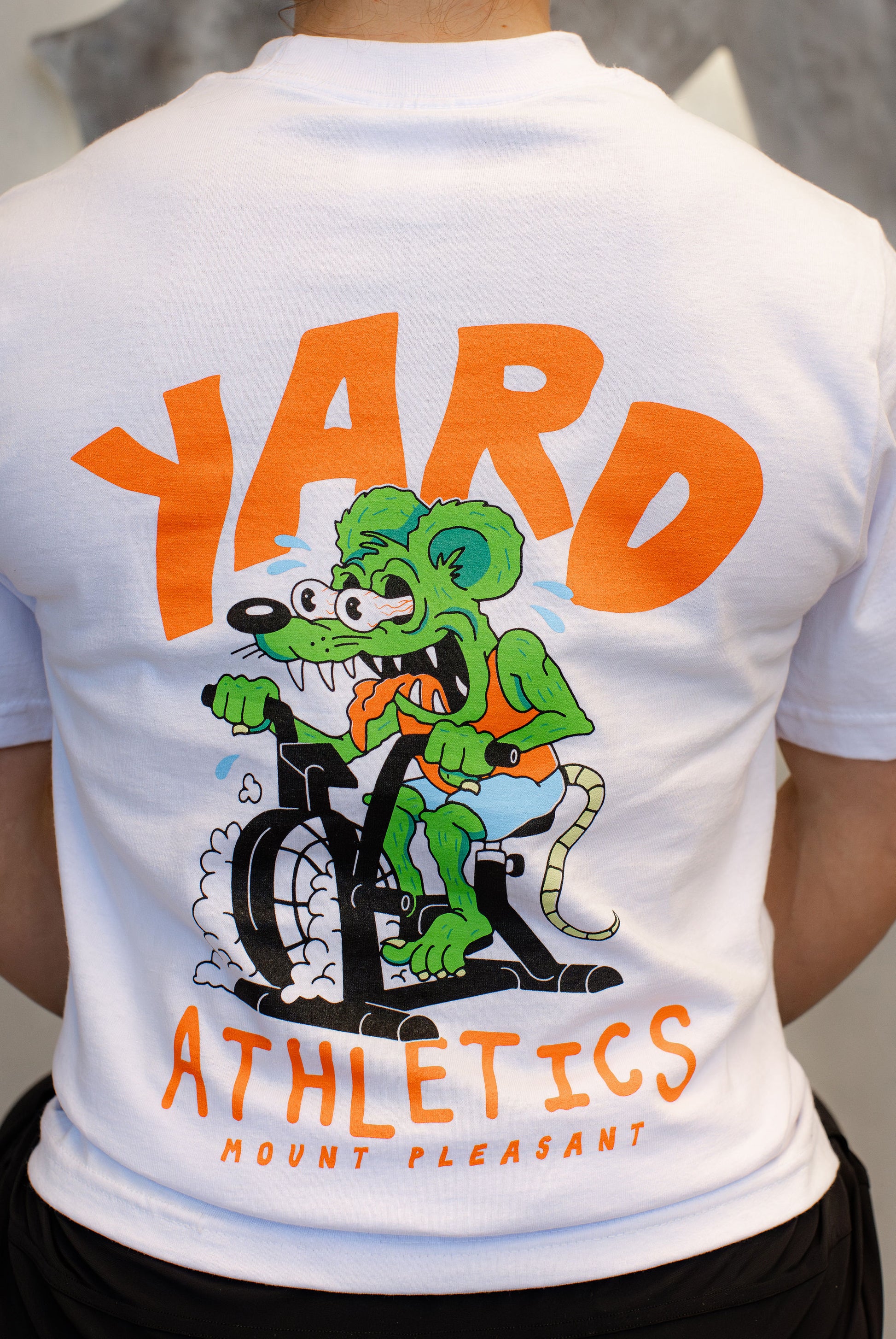 Mount Pleasant Gym Rat Tee – White