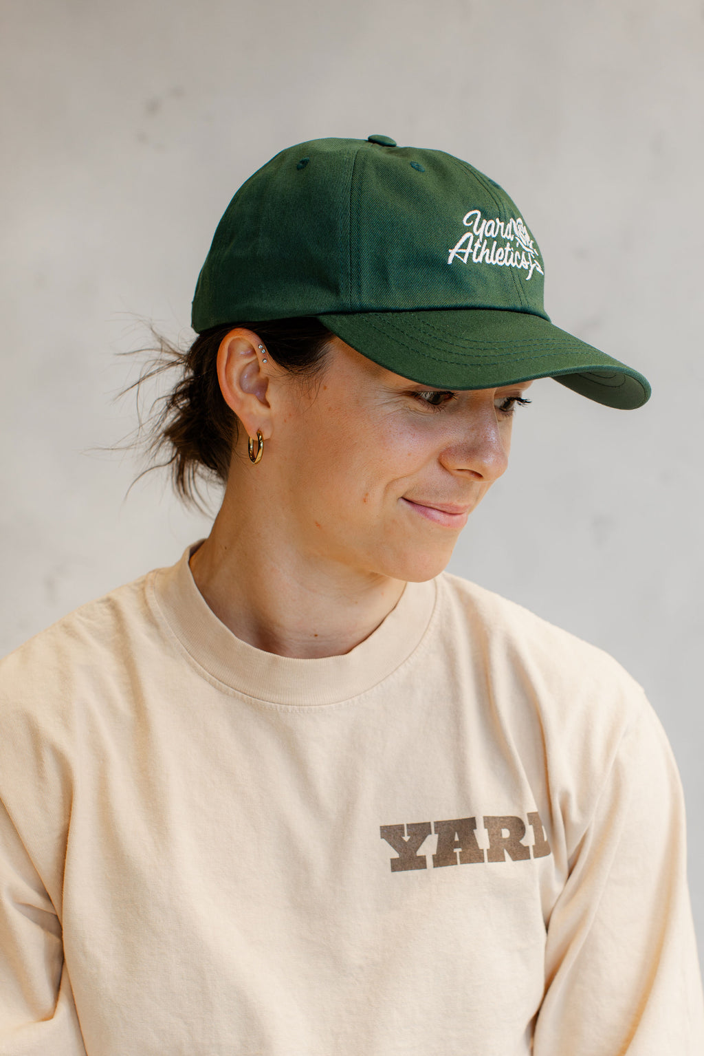 Green Rose Dad Cap