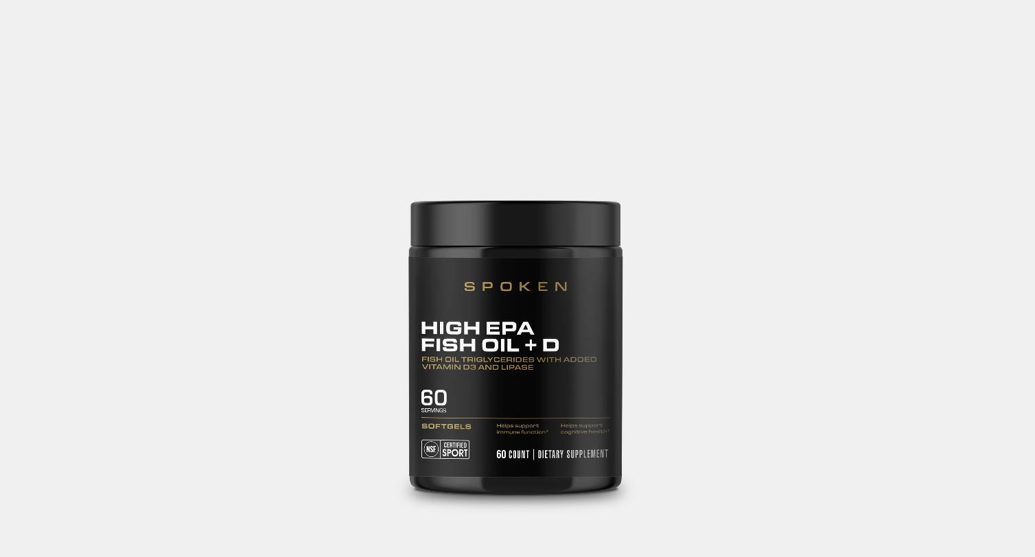 Spoken High EPA Fish Oil + D